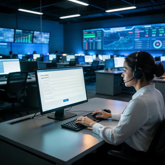 Answering service with compassionate agents