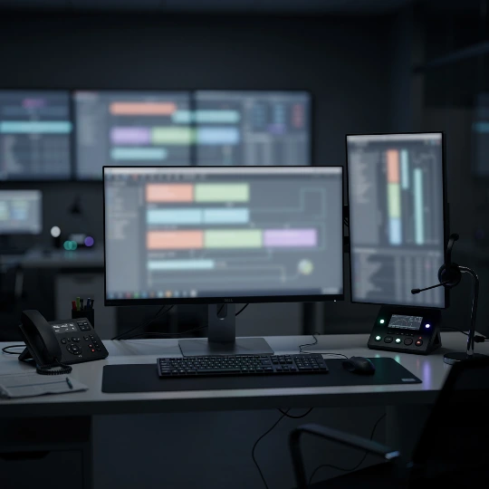 Hospital communication operations supporting overflow call management and consistent service during periods of high demand.