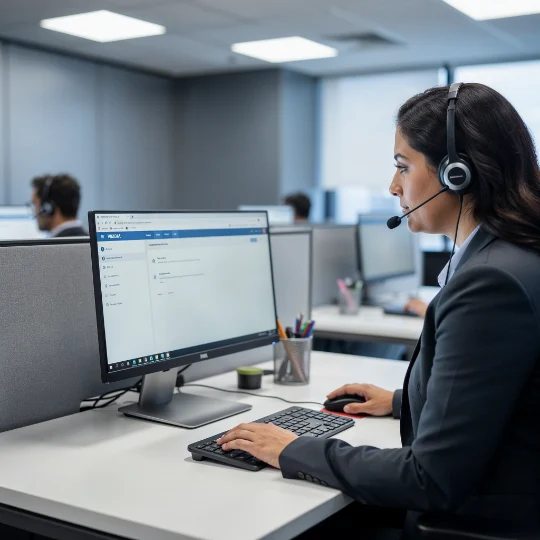 Professionally trained medical call center agents