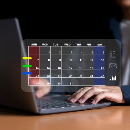Tailored communication for healthcare schedules