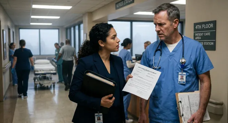 Doctor getting served with malpractice lawsuit
